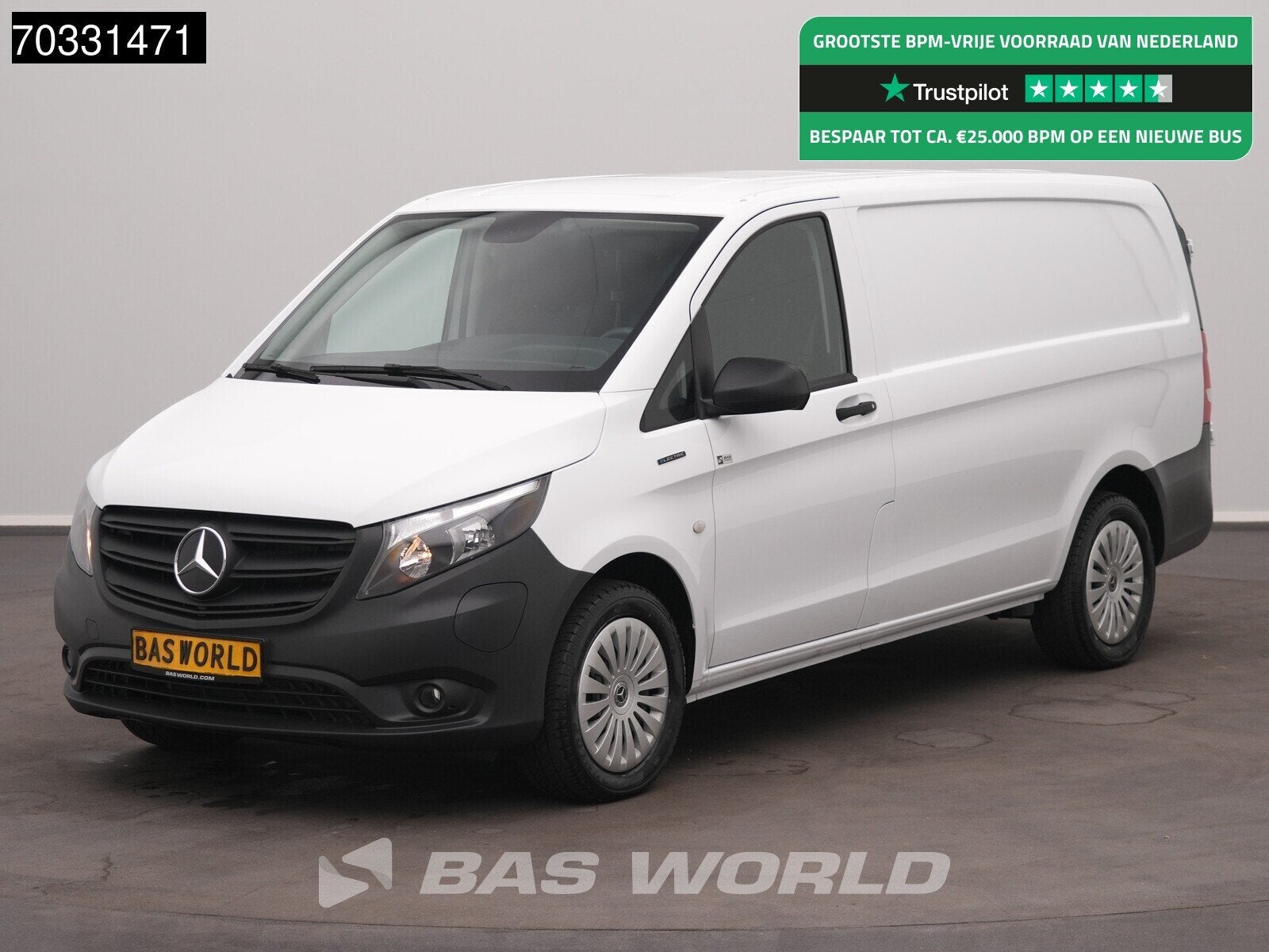 Mercedes eVito 112 Elektrisch 66kWh 286km WLTP L2H1 Airco Cr, Autos, Neuf, Achat, Euro 6, Entreprise