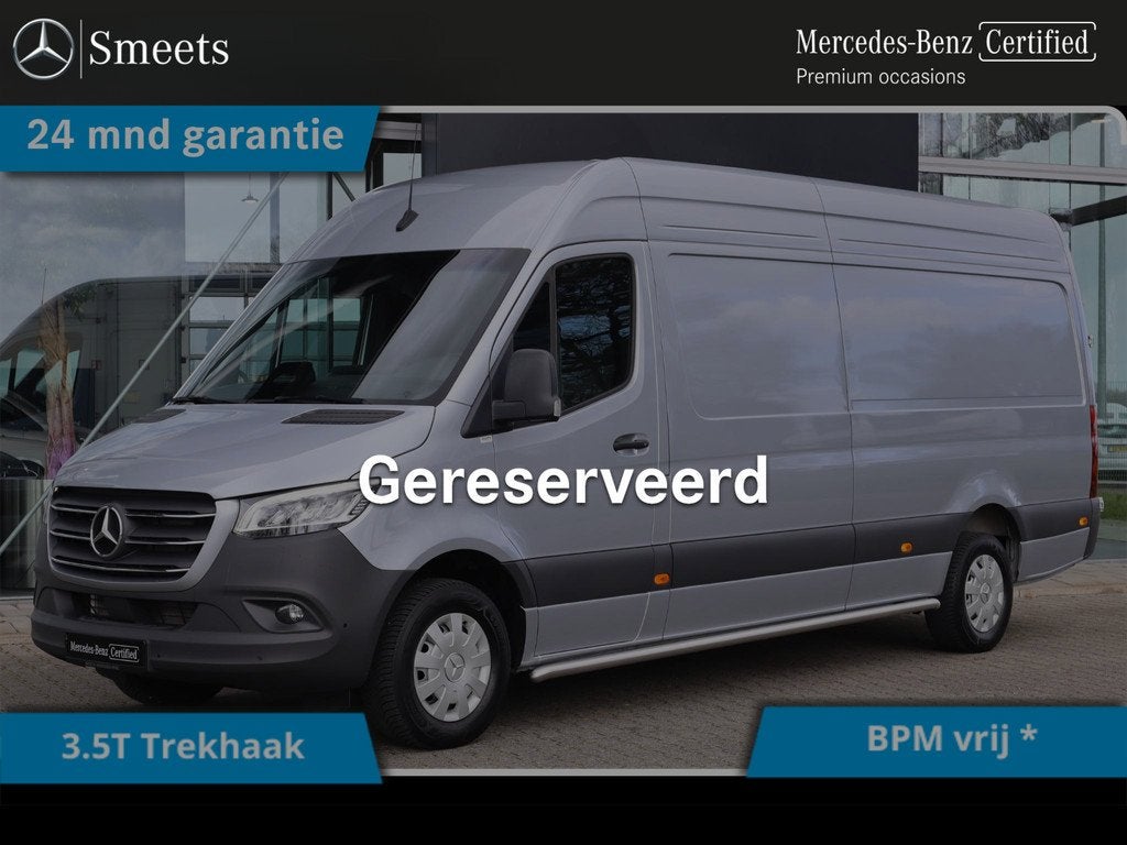 Mercedes-Benz Sprinter 315 CDI L3 LED 3.5T TREKHAAK, Argent ou Gris, Achat, Entreprise, 3 places