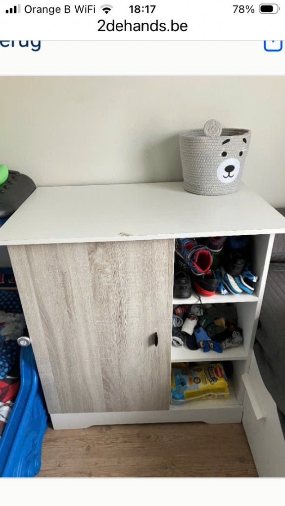 Matelas pour chambre d'enfant (armoire basse+haute)com neuf, Enlèvement, Comme neuf, Garçon ou Fille