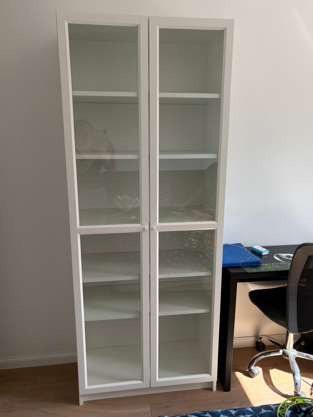 IKEA BILLY / OXBERG - 80 x 41 x 202 cm, Avec porte(s), 25 à 50 cm, Comme neuf, Enlèvement
