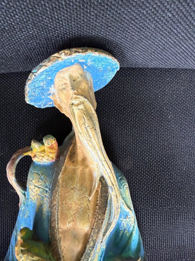 Antiek Chinese mud man beeld - begin 1900, Antiek en Kunst, Ophalen