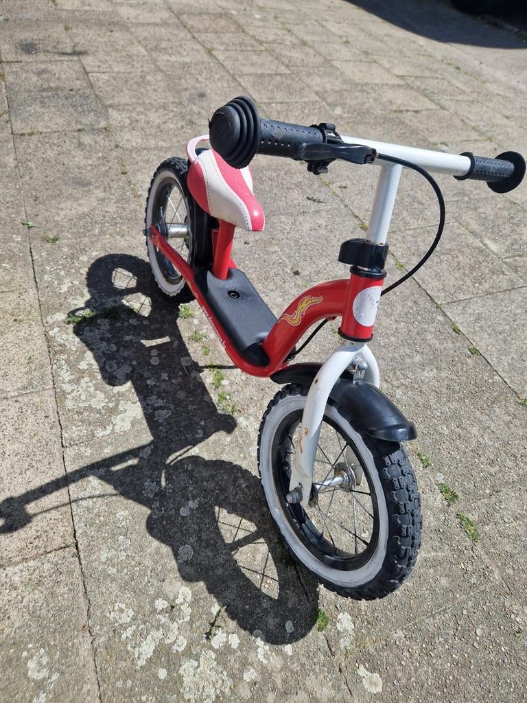 Loopfiets 12 inch, Ophalen
