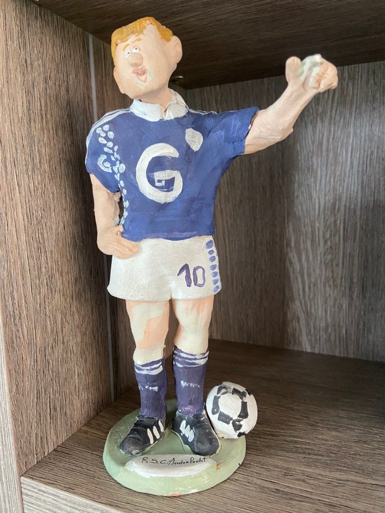 Beeldje Pär Zetterberg / RSC Anderlecht, Ophalen of Verzenden, Gebruikt, Beeldje of Poppetje