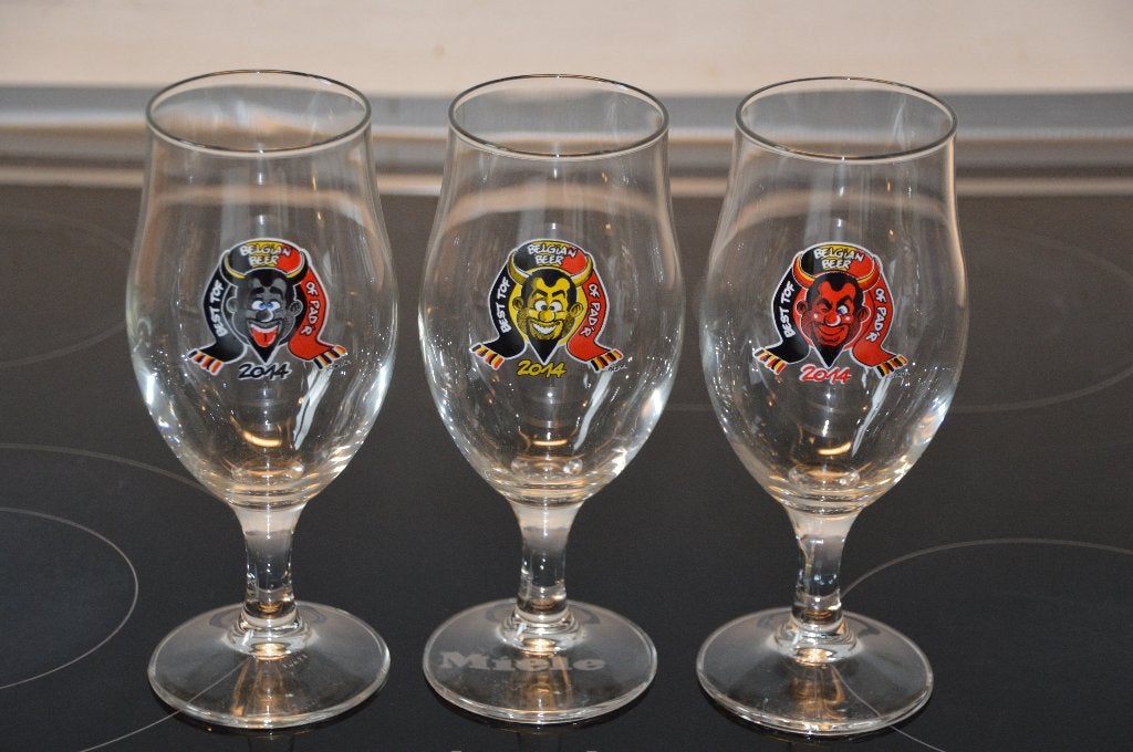 Brillen ontworpen door Pad'R (WK 2014), Verzamelen, Glas en Drinkglazen, Verzenden, Nieuw, Bierglas
