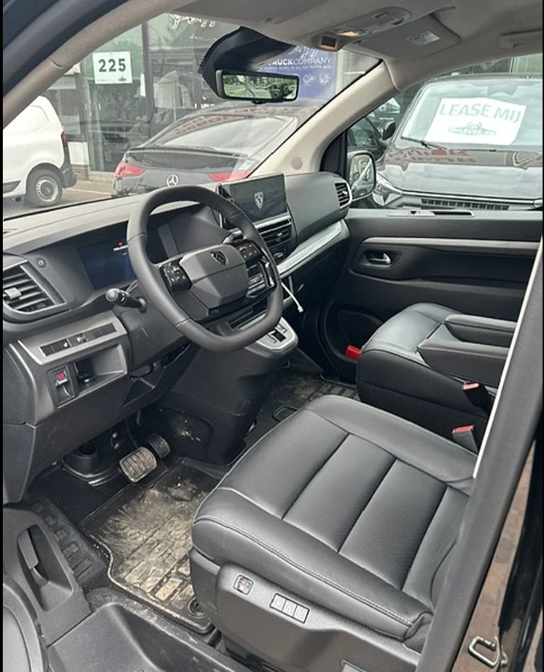 LEASING Peugeot Expert Double cabine 5 places  LUXURY, Autos, Cuir, Achat, Entretenue par le concessionnaire, Noir