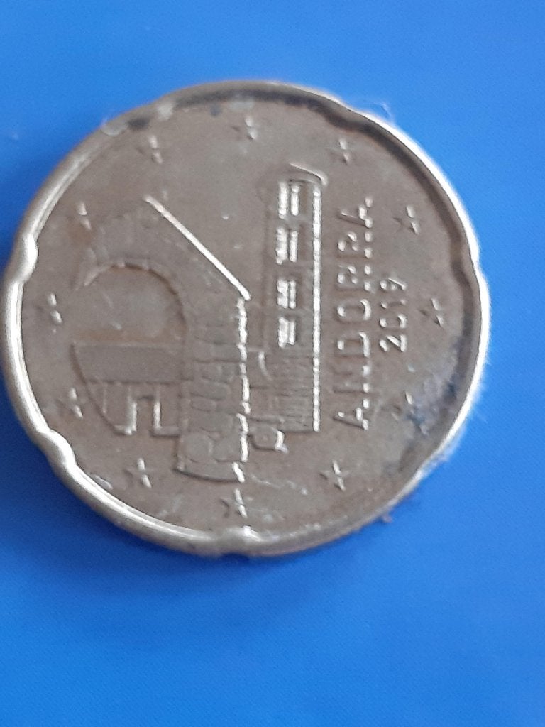 2019 Andorra 20 cent, Postzegels en Munten, Munten | Europa | Euromunten, Verzenden, Overige landen, 20 cent, Losse munt