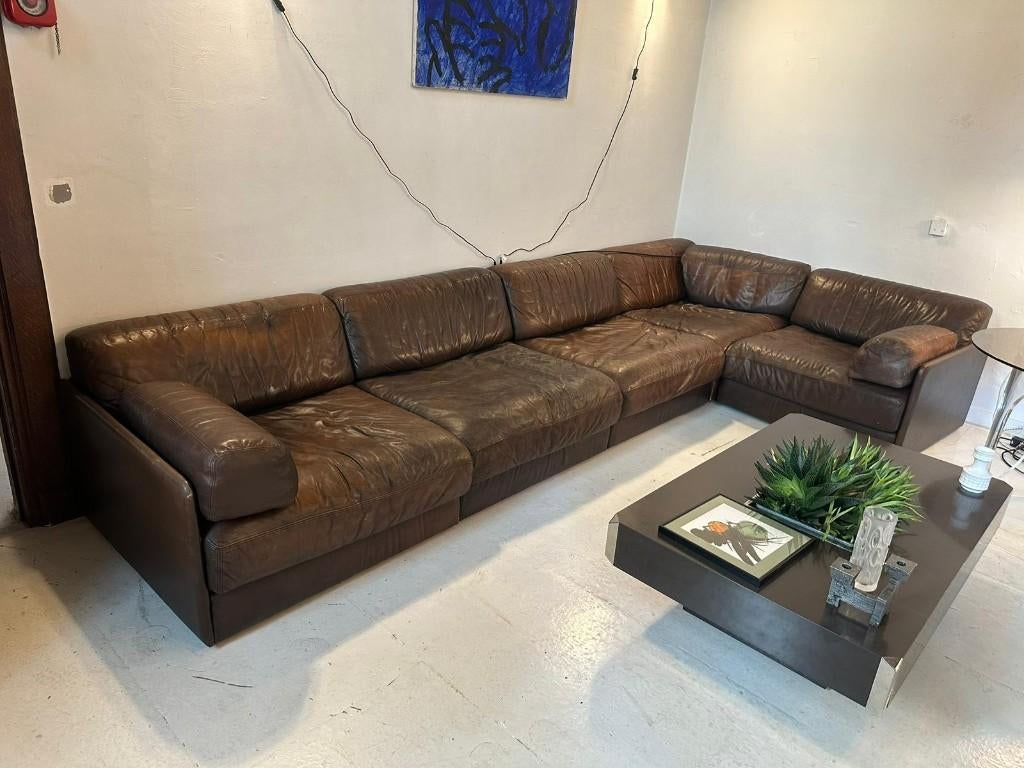 DS76 modulaire sofa van de Sede, Zwitserland,1970s, Huis en Inrichting, Ophalen, Gebruikt