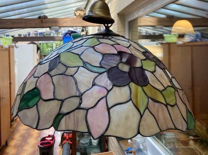 TIFFANY HANGLAMP ART NOUVEAU, Antiek en Kunst, Ophalen