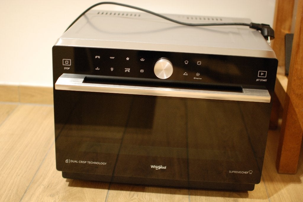 Whirlpool MWP 3391 SB Combimicrogolfoven - 33 liter, Elektronische apparatuur, Ophalen, Gebruikt, Microgolfoven, Draaiplateau