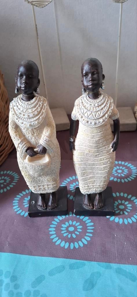 Afrika beeldjes, Antiek en Kunst, Kunst | Beelden en Houtsnijwerken, Ophalen, Afrika