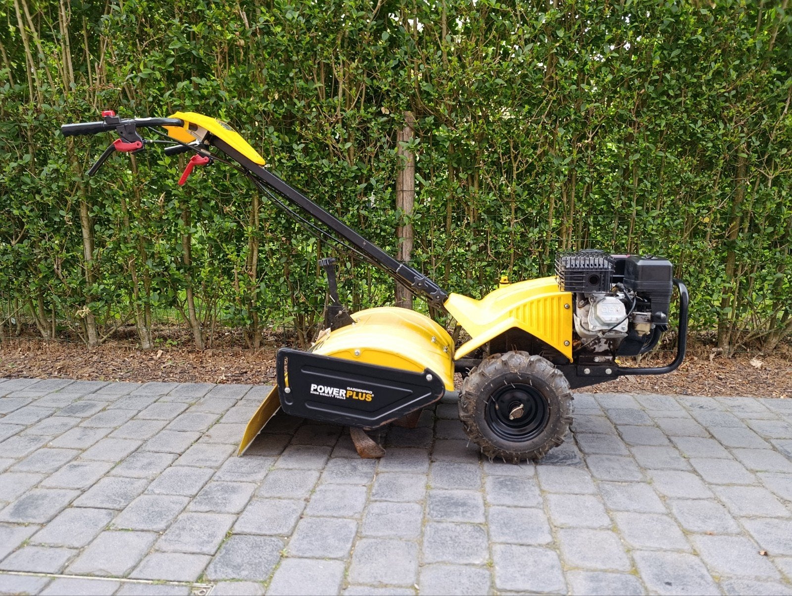 Motoculteur 4 temps, motoculteur de jardin, 196 cc, Bricolage & Construction, Enlèvement, Utilisé, Powerplus, Essence