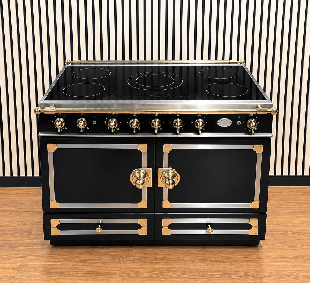Luxe La Cornue Fornuis INDUCTIE met 5 zones 2 ovens 110 cm, Ophalen of Verzenden, Zo goed als nieuw