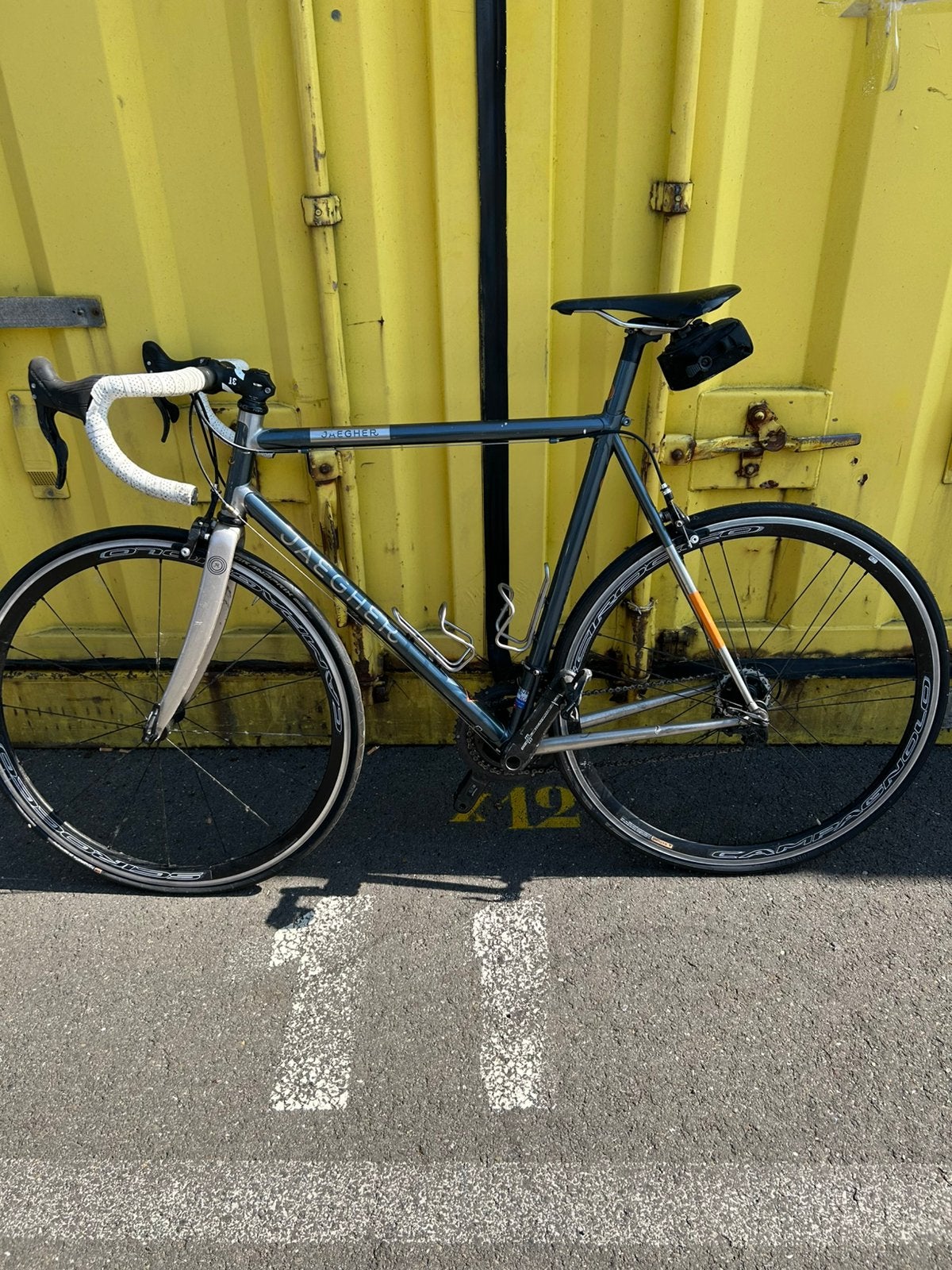 Jaegher racefiets (Campagnolo, custom frame), Enlèvement, Utilisé