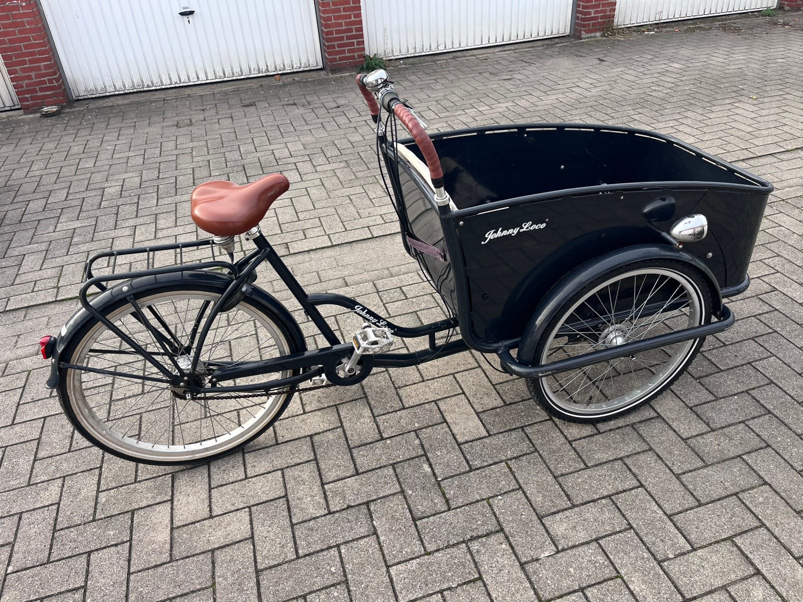 Johnny loco bakfiets, Fietsen en Brommers, Ophalen, Zo goed als nieuw, Johnny Loco