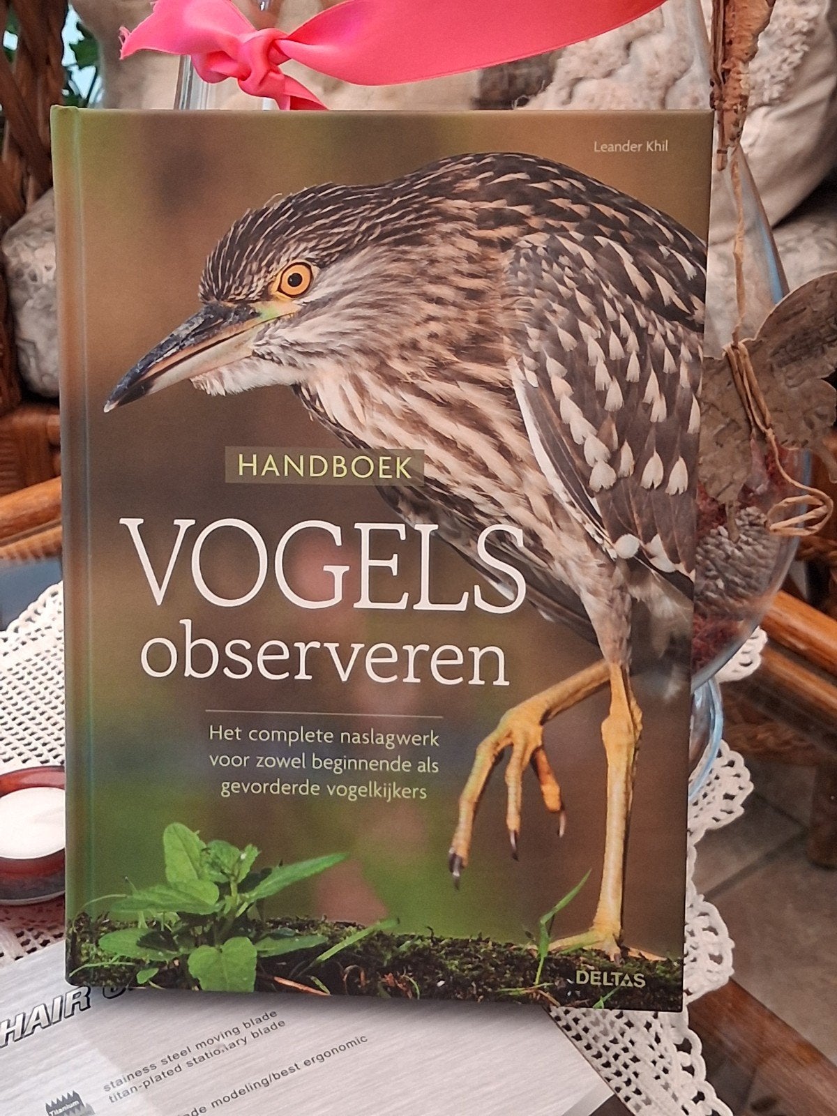 Leander KHIL - Handboek vogels observeren, Livres, Animaux & Animaux domestiques, Enlèvement ou Envoi, Oiseaux, Leander KHIL
