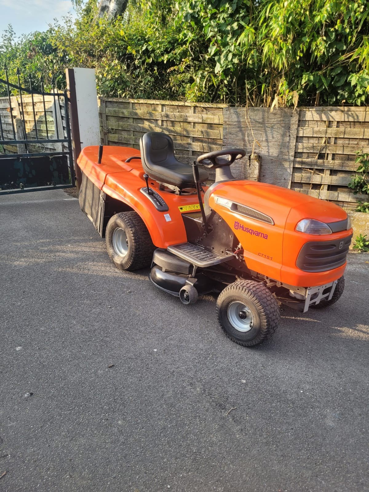 Husqvarna CT151 zitmaaier, Tuin en Terras, Ophalen, Opvangbak