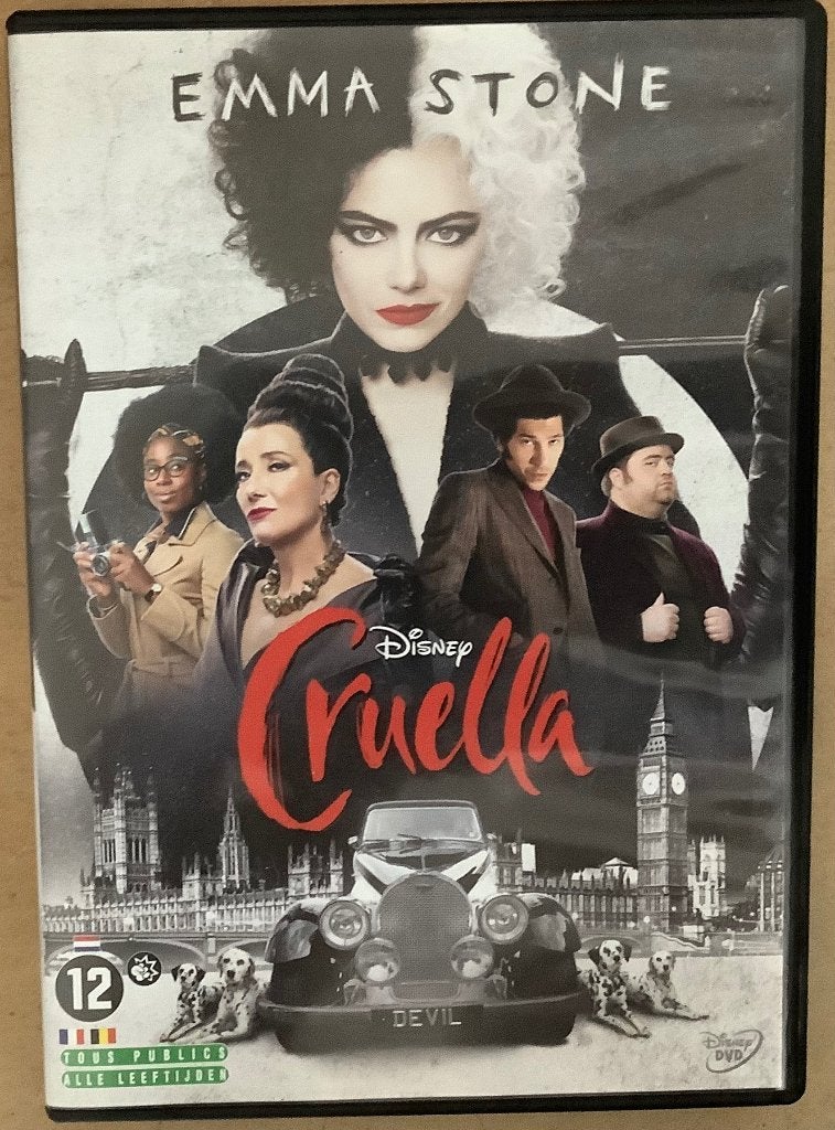 Disney Cruella (2021) Dvd Emma Stone, CD & DVD, DVD | Comédie, À partir de 12 ans, Enlèvement ou Envoi, Utilisé