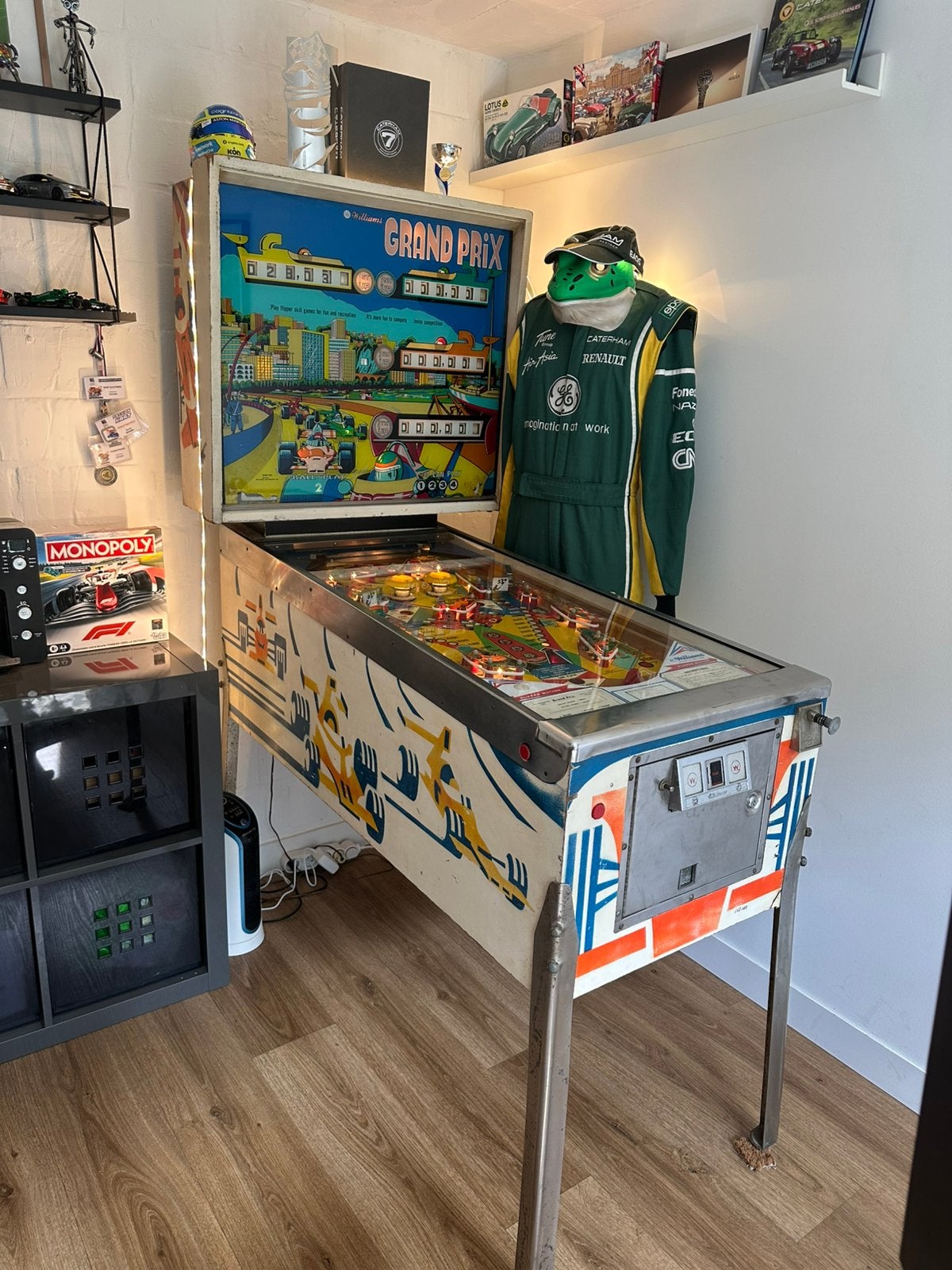 Flipper grand prix williams 1976, Mécanique, Flipper (jeu), Williams, Enlèvement