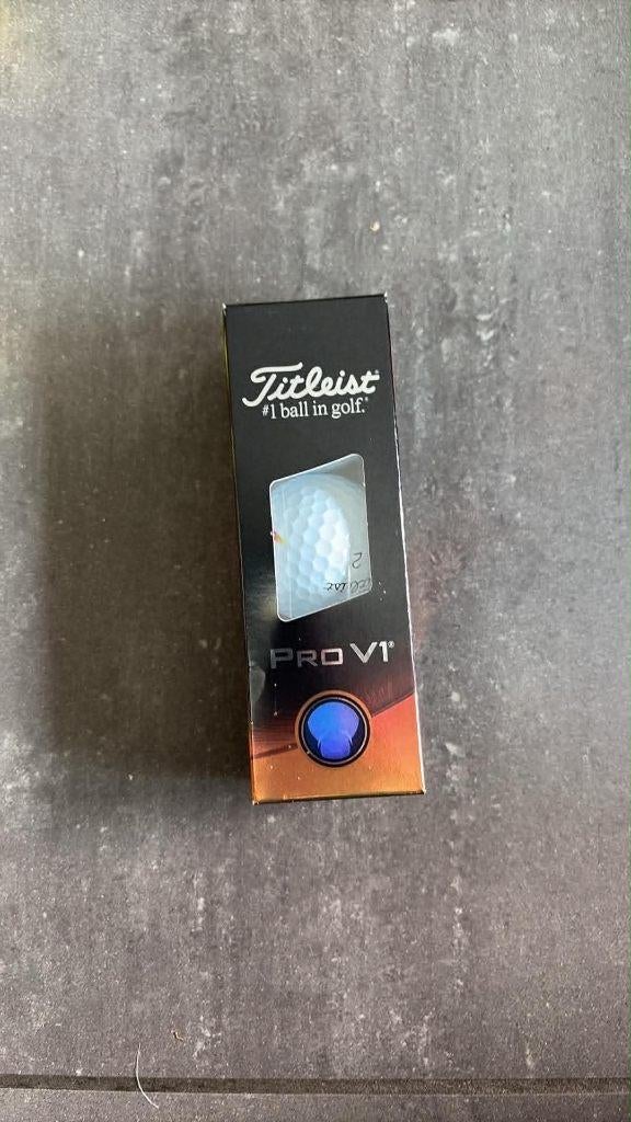 Titleist Pro V1 golfballen – 3 stuks – ongebruikt, Sport en Fitness, Golf, Ophalen of Verzenden, Nieuw, Bal(len), Overige merken