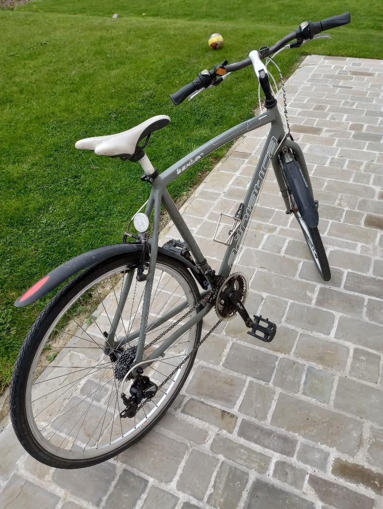 Sportieve herenfiets (framemaat 58), Ophalen, Velgrem, Versnellingen, Zo goed als nieuw