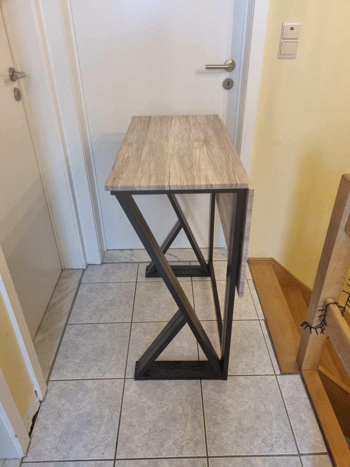 Bartafel + 2 barstoelen (enkel verkocht als set), Enlèvement, Comme neuf