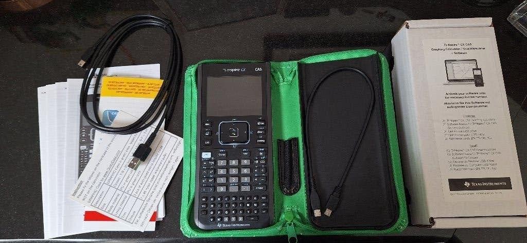 Texas Instruments TI-Nspire CX CAS grafische rekenmachine, Ophalen, Grafische rekenmachine, Zo goed als nieuw