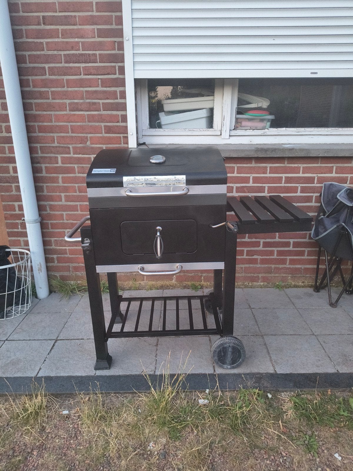 Barbecue à charbon Harrington House XXL avec couvercle et, Jardin & Terrasse, Barbecues au charbon de bois, Enlèvement, Neuf, Tarington House