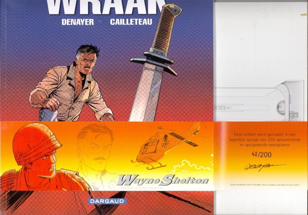 Wayne Shelton nr 5-De wraak-genummerd en gesigneerde wikkel, Boeken, Stripverhalen, Eén stripboek, Ophalen of Verzenden, Zo goed als nieuw