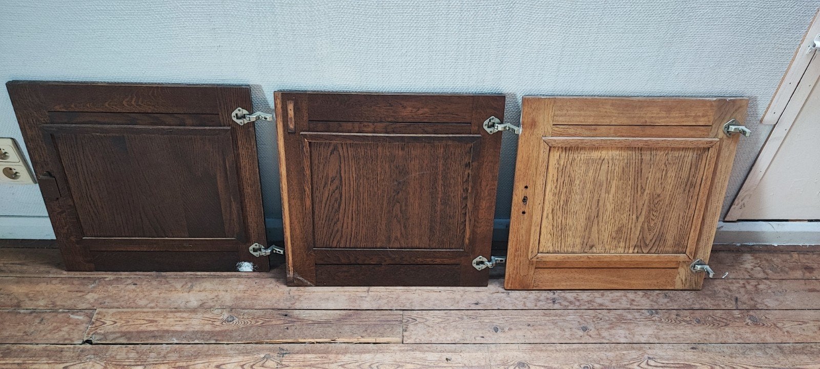 trois portes en chêne, Moins de 100 cm, Enlèvement, Utilisé, Chêne