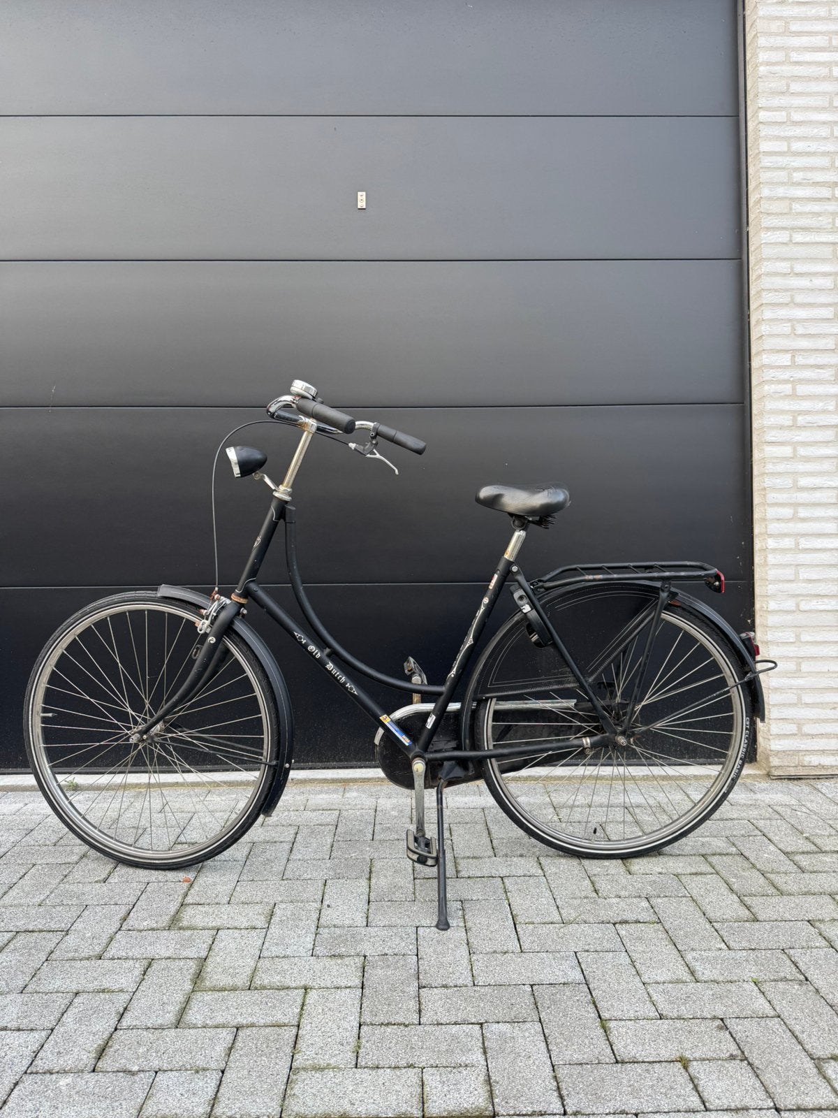Batavus omafiets, Fietsen en Brommers, Ophalen, Gebruikt, Terugtraprem, Handrem