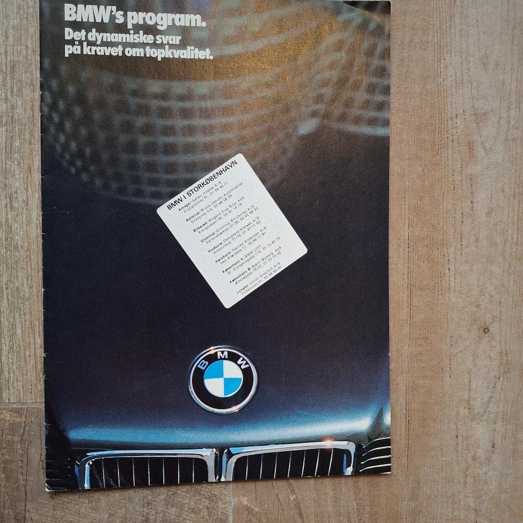 BMW's program Denemarken  1986, Ophalen of Verzenden, Nieuw, BMW