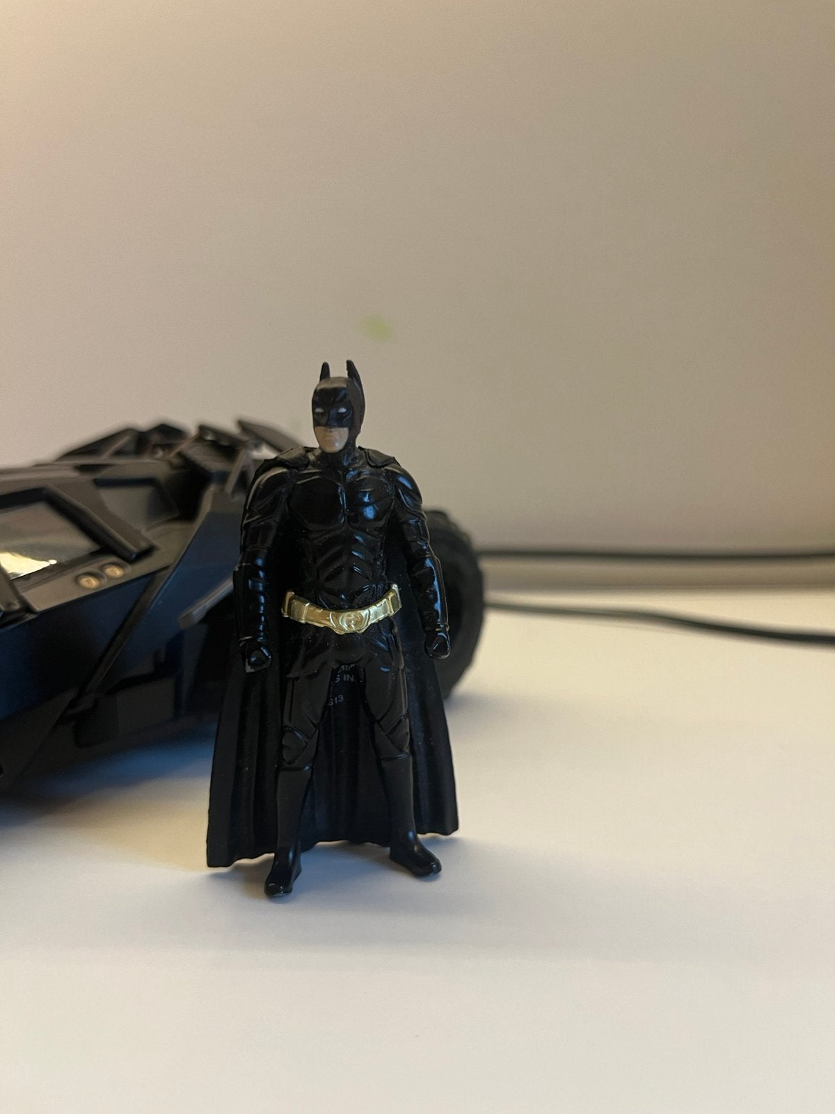 Batmobiel met batman, Ophalen of Verzenden, Zo goed als nieuw