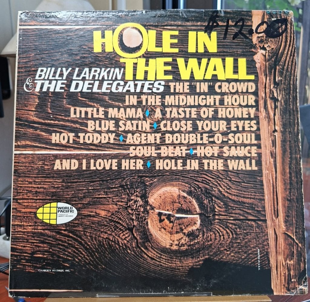 Billy Larkin – Hole In The Wall, Utilisé, Envoi, LP, 12 pouces