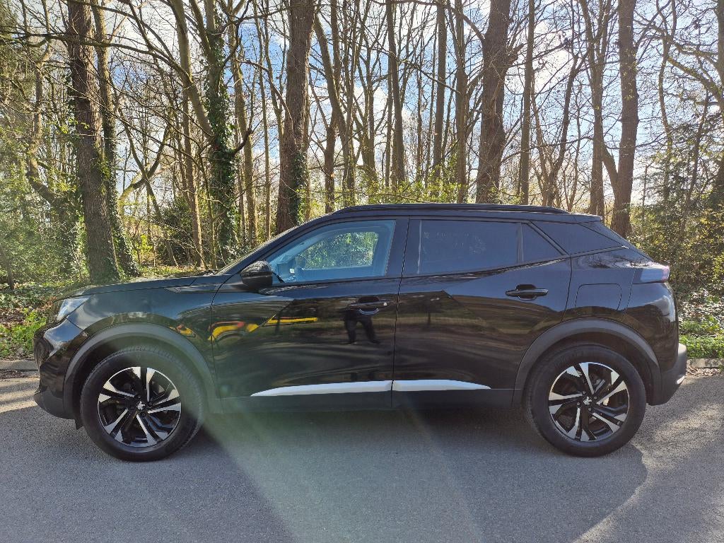 Peugeot 2008 1.2 PureTech Allure S Automaat, Auto's, 1199 cc, Leder en Stof, Zwart, 96 kW