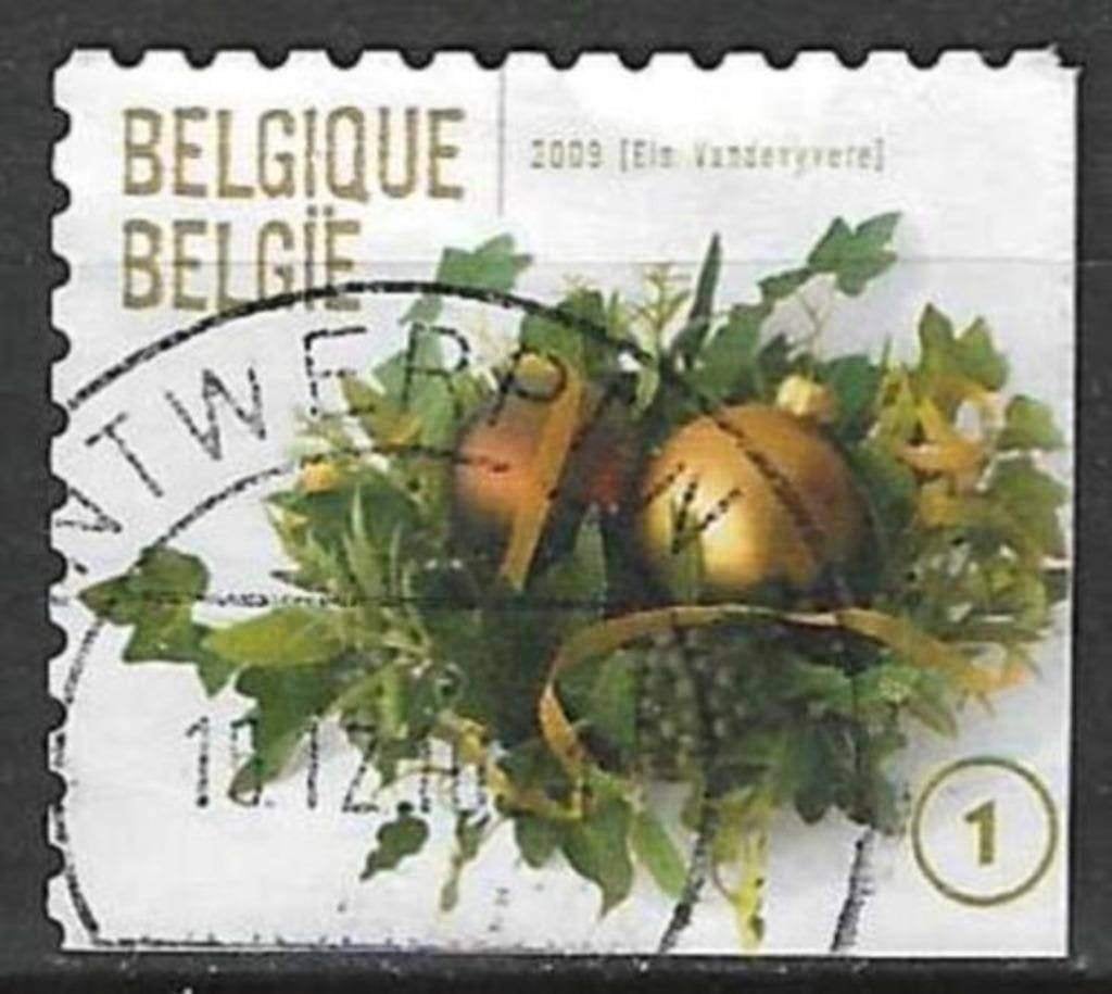 Belgie 2009 - Yvert 3963 /OBP 3981C - Kerstversiering (ST), Verzenden, Gestempeld, Gestempeld, Kerst