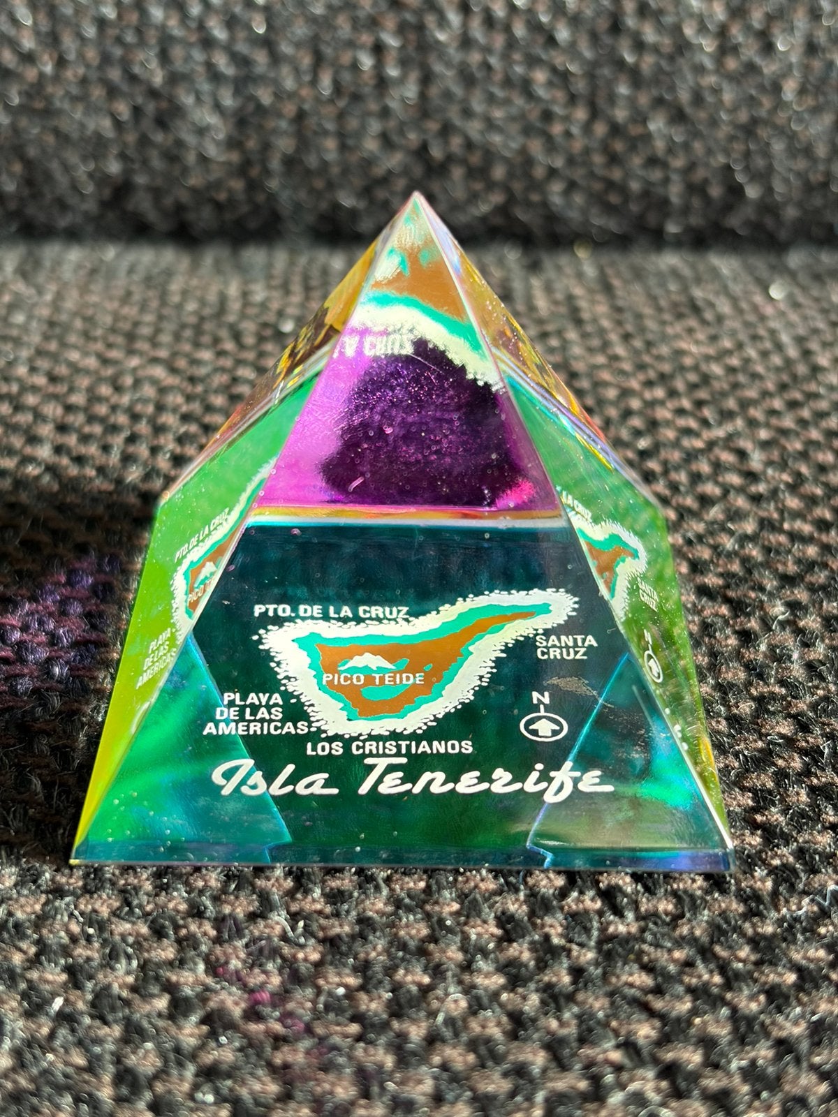 Miniatuur piramide Tenerife, Huis en Inrichting, Ophalen of Verzenden, Zo goed als nieuw