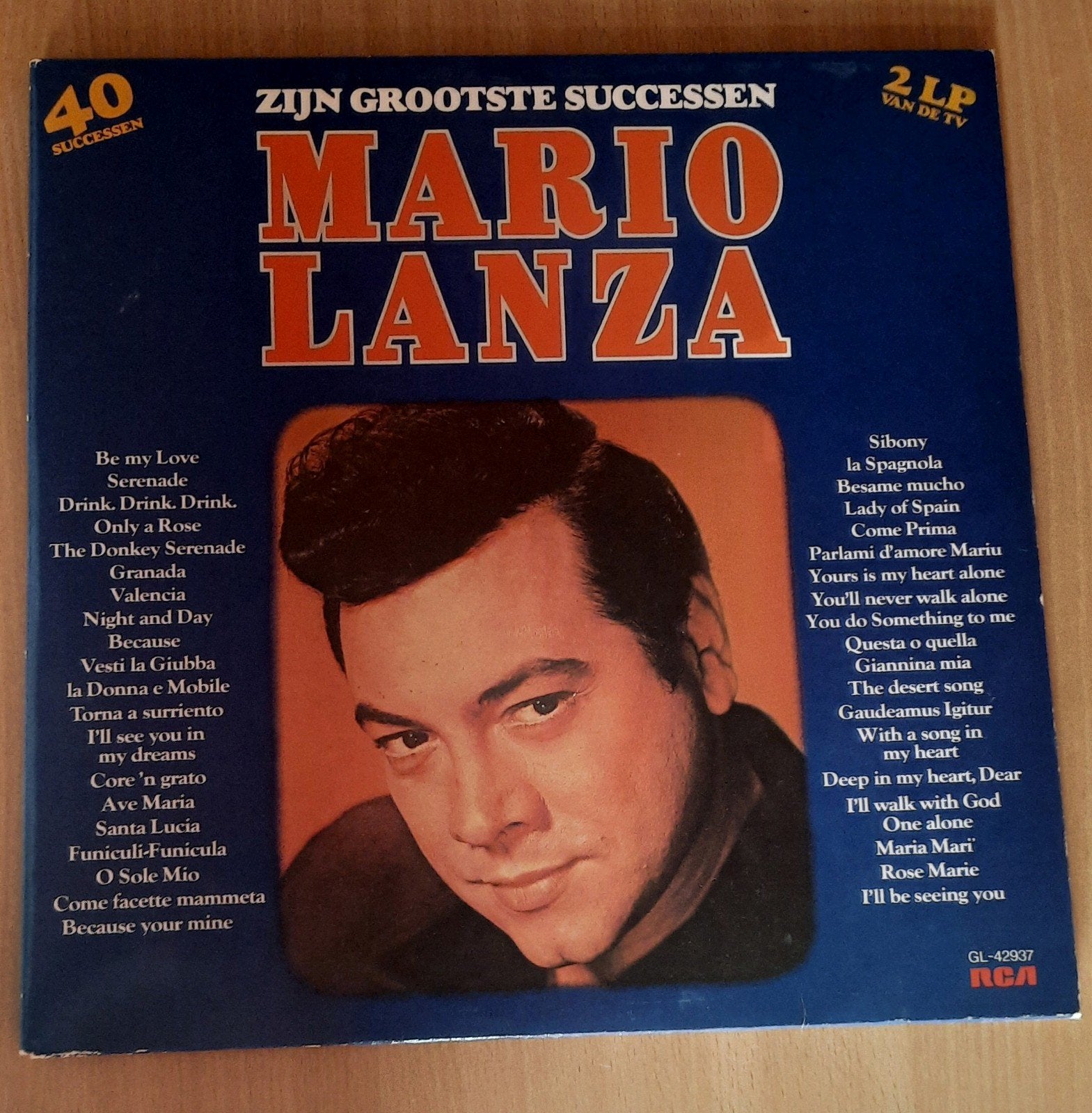 LP Mario Lanza, Ophalen, Gebruikt, LP