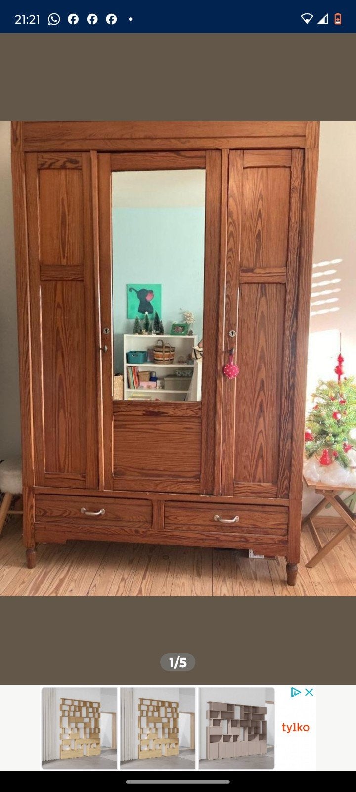 Houten kast gratis, Huis en Inrichting, Ophalen