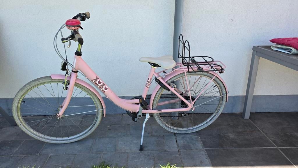 Fiets 26 inch, Fietsen en Brommers, Velgrem, Versnellingen, Zo goed als nieuw, Ophalen