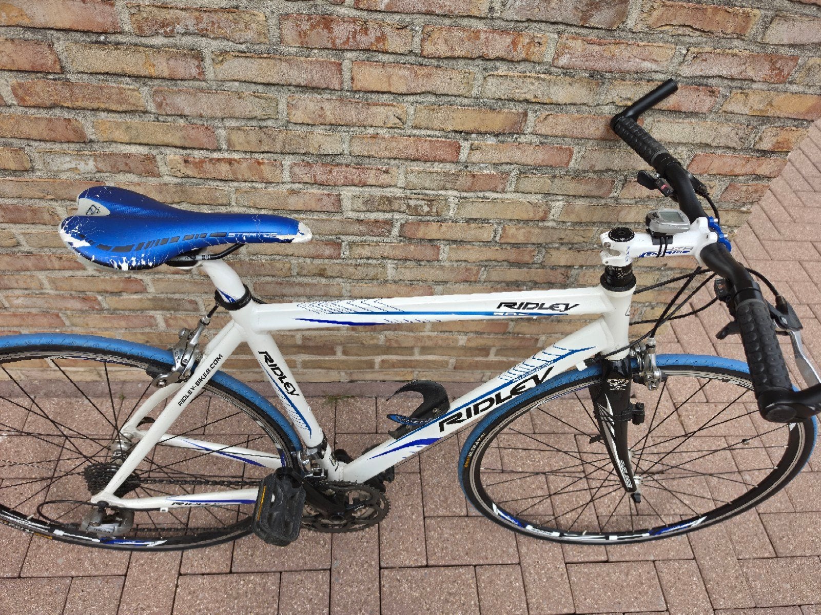 koersfiets ridley, Ophalen