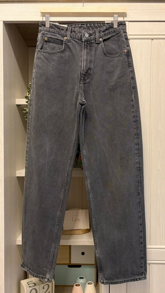 Jeans H&M, maat 38, H&M, Zwart, Ophalen of Verzenden, Zo goed als nieuw