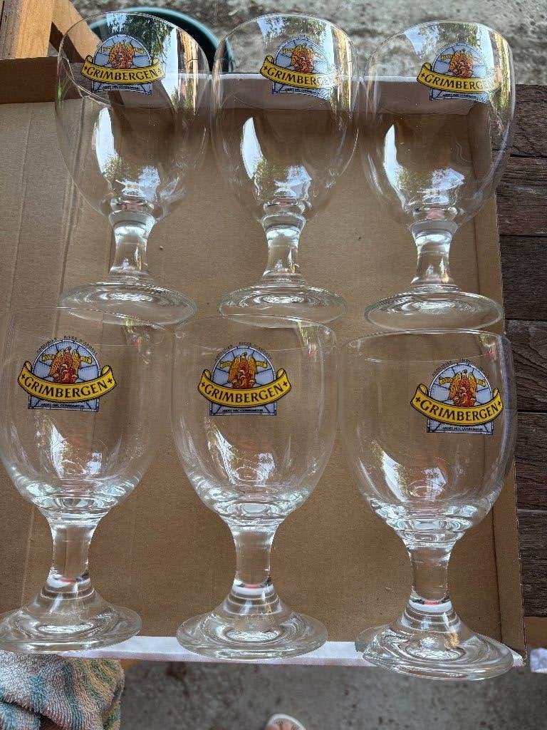 Grimbergen (6 verres), Enlèvement, Comme neuf, Verre ou Verres, Autres marques