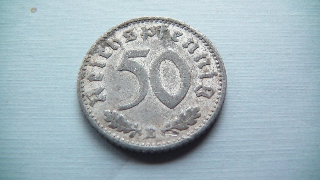 allemagne 50 pfennig 1939 E (petit état), Enlèvement, Allemagne