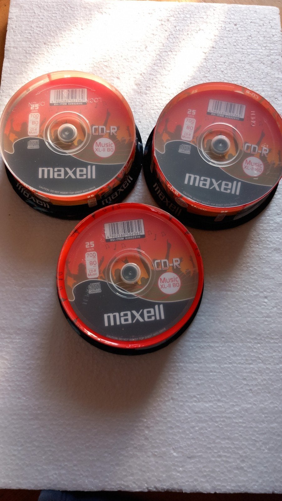 3 BOITE CD- R MAXELL MUSIC XL-II 80, Enlèvement ou Envoi, Neuf, dans son emballage