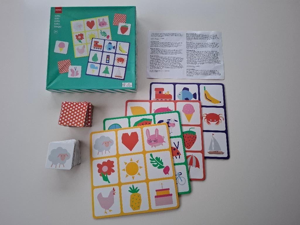 Lotto-spel Hema, Kinderen en Baby's, Speelgoed | Educatief en Creatief, Ophalen of Verzenden, Gebruikt, Taal en Lezen