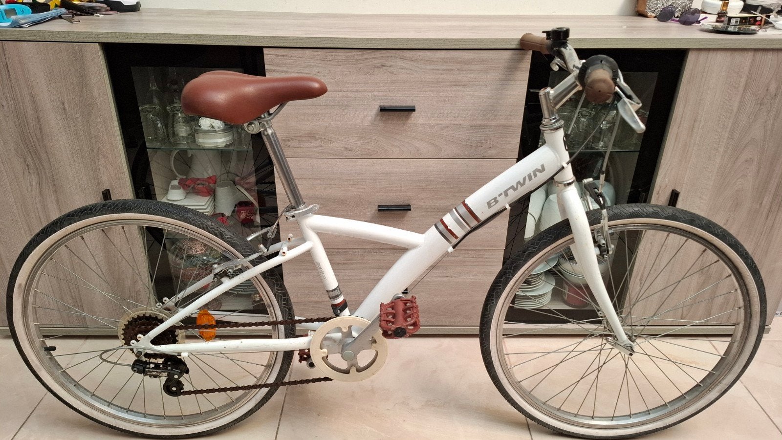 B-Twin-fiets in goede staat voor kinderen van 9 tot 12 jaar, Fietsen en Brommers, Fietsen | Meisjes, Ophalen, Versnellingen