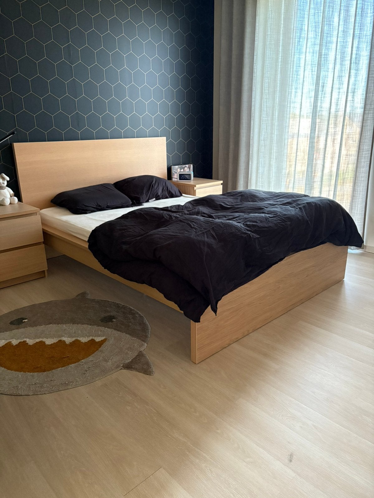 Bed 140x200 met matras - malm, Ophalen, Zo goed als nieuw