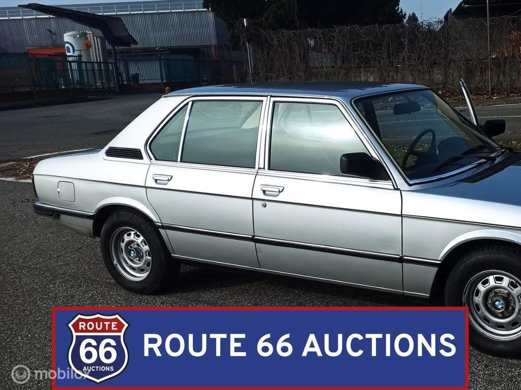 BMW 520/6 | 1981 | Route 66 Auctions, Auto's, Zwart, Bedrijf, Handgeschakeld, Overige carrosserie