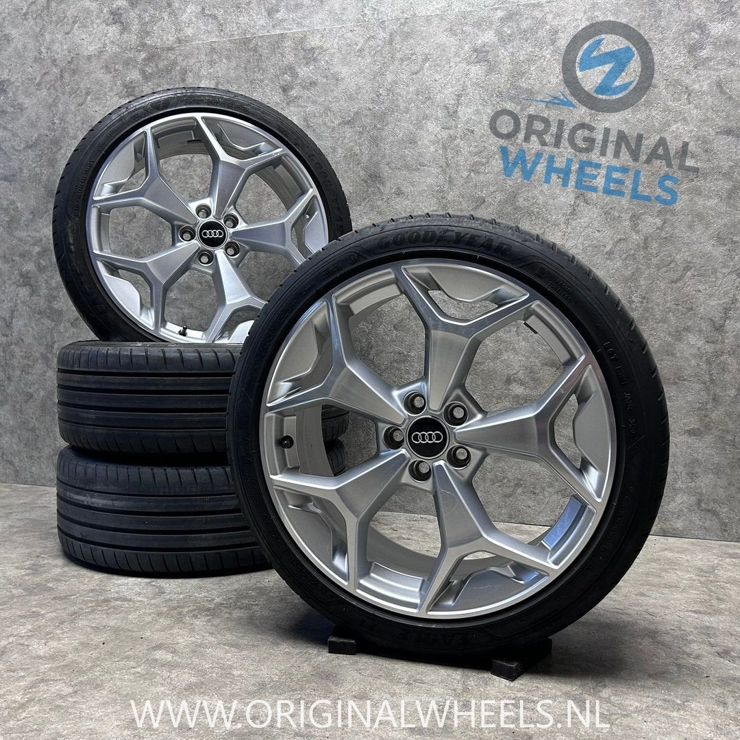 18 inch originele velgen + zomerbanden Audi A1 S line, Pneus et Jantes, 215 mm, Pneus été, -