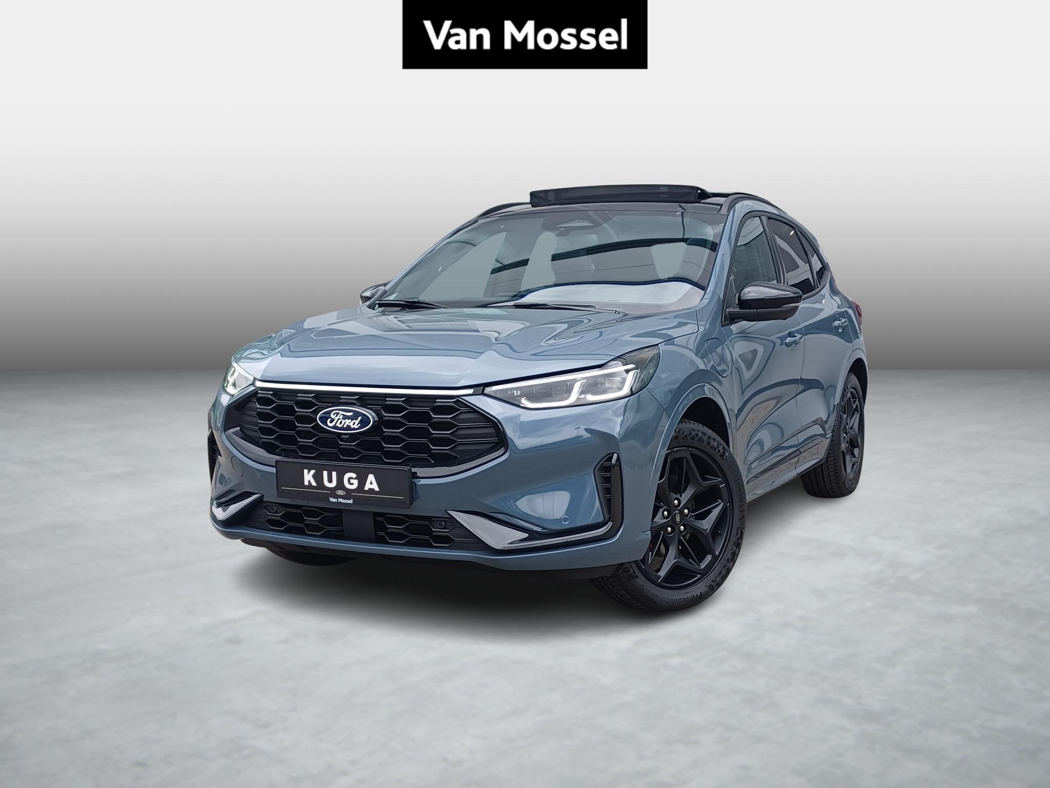 Ford Kuga 2.5i PHEV Aut. Bluecruise Edition|Pano|Trekhaak, Auto's, Stof, 4 cilinders, Blauw, Plug-in hybride